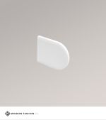 weiss Vorschau Endkappe für Metallträger Rollos S #1W weiss