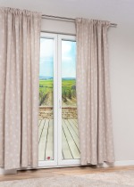 beige Vorschau Dekoschal von Lysel - Kambila #1W in beige beige