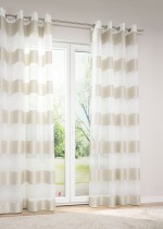beige Vorschau Lysel - Ösenschal Sabia #1W in Grau beige