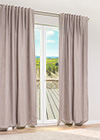 Beige Vorschau Dekoschal von Lysel - Sampa #1W in Schwarz Beige