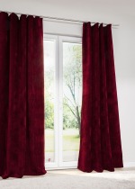 bordeaux Vorschau Lysel - Dekoschal Thermo Teddy #1W in Schokobraun bordeaux
