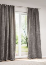 betongrau Vorschau Lysel - Dekoschal Thermo Teddy #1W in Schokobraun betongrau