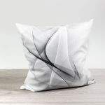 grau Vorschau Lysel - Dekokissen Wavepoints gold #1W grau