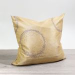 gold Vorschau Lysel - Dekokissen Punktkreise stein #1W gold