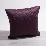 bordeauxviolett Vorschau Lysel - Dekokissen Ugonna #1W in beige bordeauxviolett