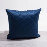 marineblau Vorschau Lysel - Dekokissen Ugonna #1W in beige marineblau