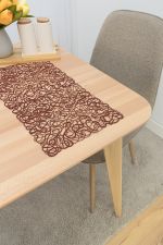 bordeaux Vorschau Deckchen Plauener Spitze® - Tindra #1W in Rot bordeaux