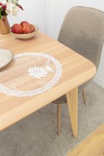 ecru-weiss Vorschau runde Deckchen Plauener Spitze® - Ylvi #1W in Weiss ecru-weiss