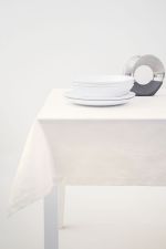 weiss Vorschau Damasttischdecke von Lysel - Blumendesign #2M weiss