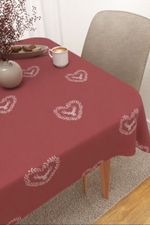 Vorschau Tischdecke eckig von Lysel - Carlota #3J in beige rot