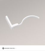 weiss Vorschau Endkappe Klettband #1W weiss weiss