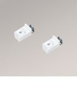 weiss Vorschau SET - Klemmträger Decomatic mit Clip #1W weiss