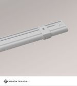 grau Vorschau SET Vorhangschiene 115cm mit 2 Innenläufen für Deckenmontage in Weiss #1W grau