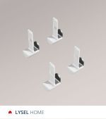 weiss Vorschau SET - Klemmträger Clip LYSEL HOME #1W weiss