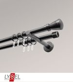 titan Vorschau Lysel - SET Opal 160cm Doppel-Kombiträger offen 2-Lauf mit Endstücke Konus in Weiss #1W titan