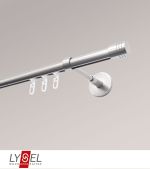 edelstahl-optik Vorschau Lysel - SET Opal Innenlauf 160cm Träger geschlossen mit Endstücke Zylinder in Bronze #1W edelstahl-optik