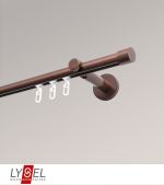 bronze Vorschau Lysel - SET Opal Innenlauf 160cm Träger offen mit Endstücke Kappe in Bronze #1W bronze