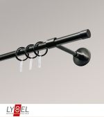 titan Vorschau Lysel - SET Opal 160cm Träger geschlossen mit Endstücke Kappe in Weiss #1W titan
