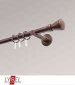 bronze Vorschau Lysel - SET Opal 160cm Träger offen mit Endstücke Konus in Weiss #1W bronze