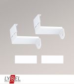 weiss Vorschau Lysel - SET Adapter für Klemmstangen #1W weiss