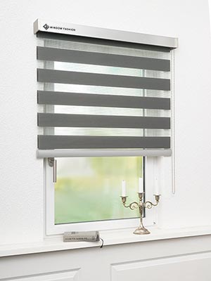 Detailansicht verfügbar. - Hier Klicken! Stoff Rollo Maßanfertigung Doppelrollo Alkes 5509.7007